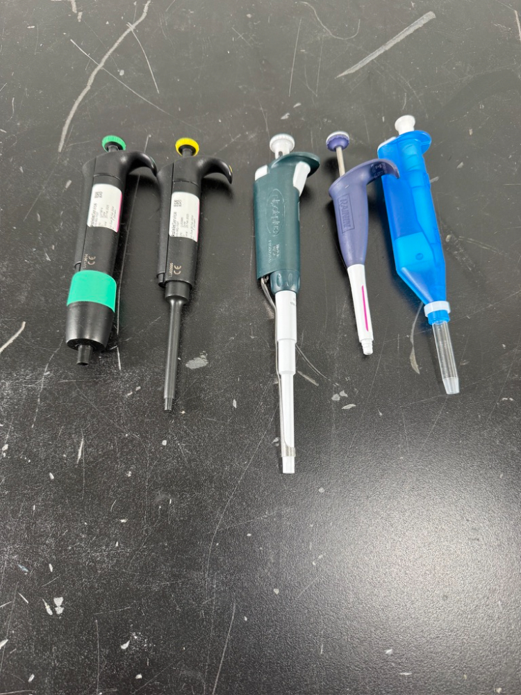 Image of Lot Of Various Single Channel Pipettes